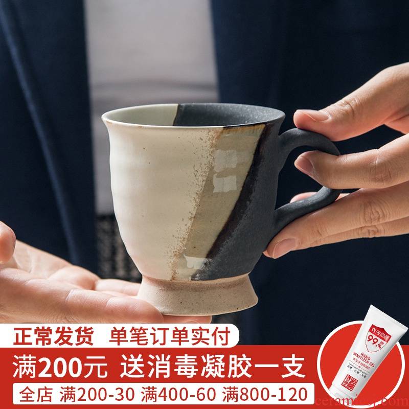 Jian Lin, Japanese ceramics tableware deoxidizedblaze mark a cup of coffee cup with restoring ancient ways the asakusa glass cup