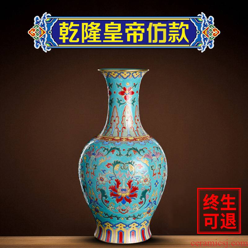 Better sealed up with archaize sitting room of new Chinese style ceramic furnishing articles jingdezhen porcelain of goddess of mercy bottle vase household large sitting room