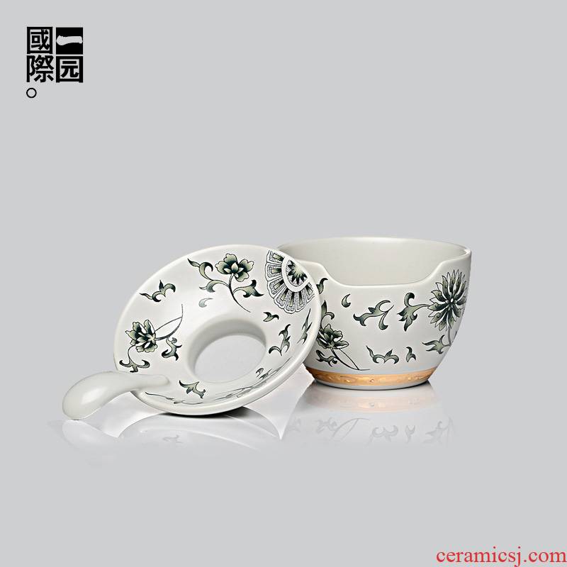 A garden international ceramics) tea strainer tea filters filter) tea tea accessories