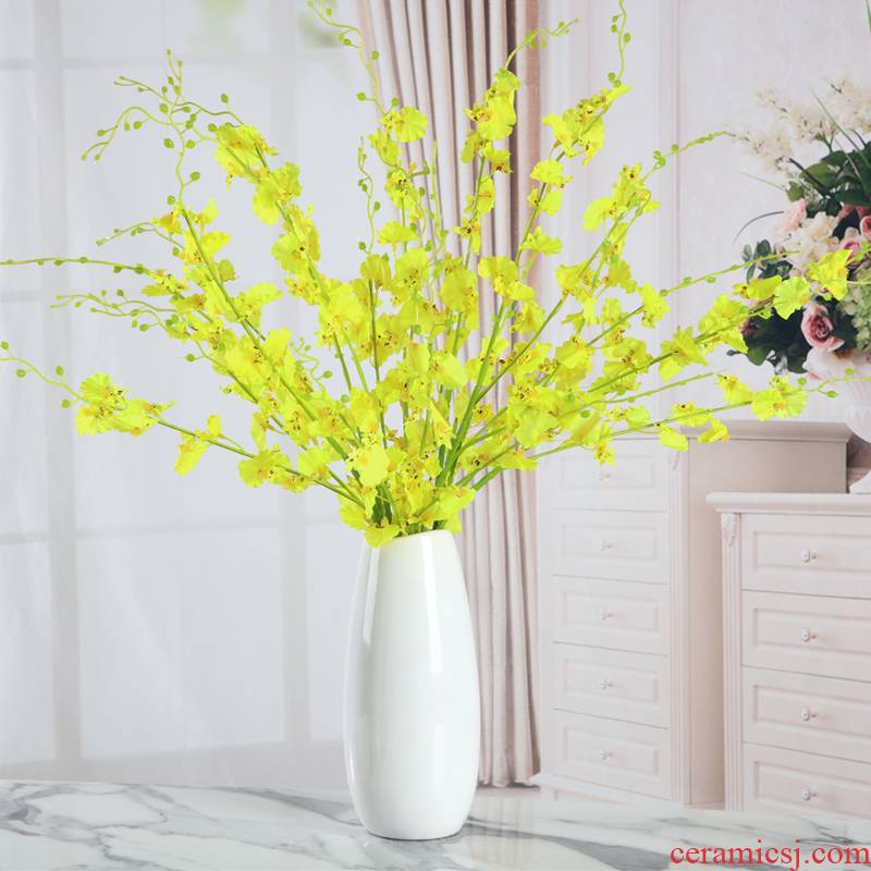I and contracted sitting room creative flower arranging furnishing articles home decoration floor ceramic dry flower vases, flower art crafts