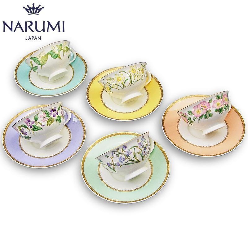 Japan NARUMI song sea Profusion cup dish of 5 sets of combination of ipads China 95078-21455