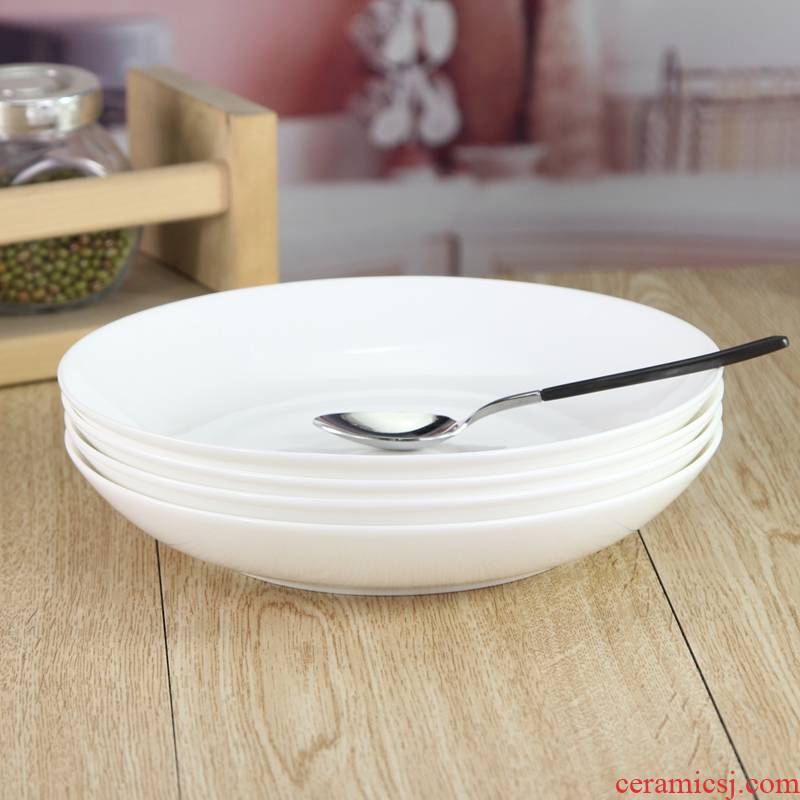 Dish Dish Dish home four ipads porcelain rice Dish Dish Chinese circular character large combination tableware