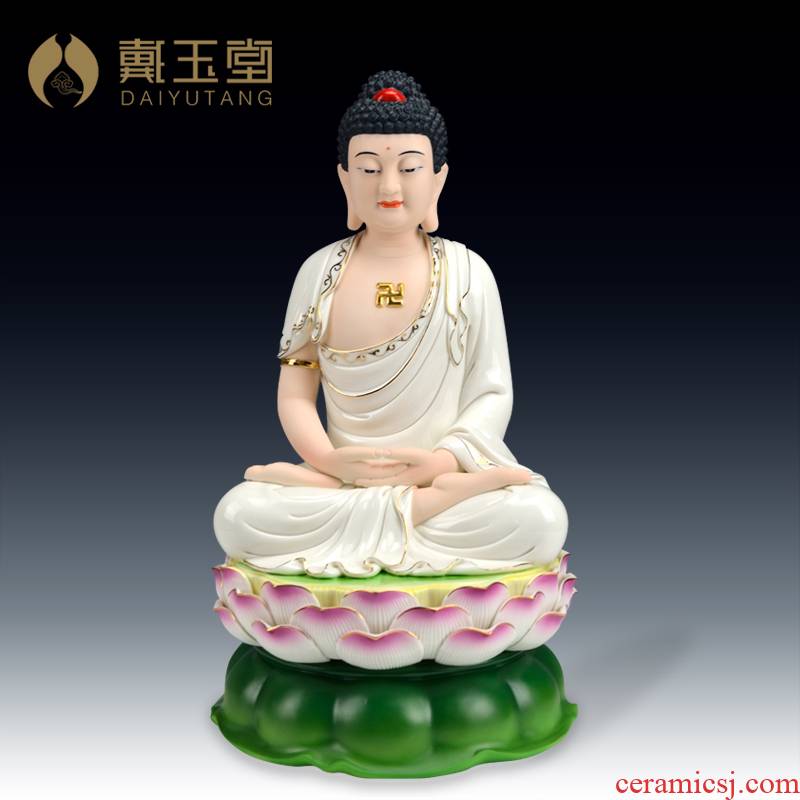 Blue and white household ceramic Buddha had the Buddha amitabha yutang dai home furnishing articles tathagata