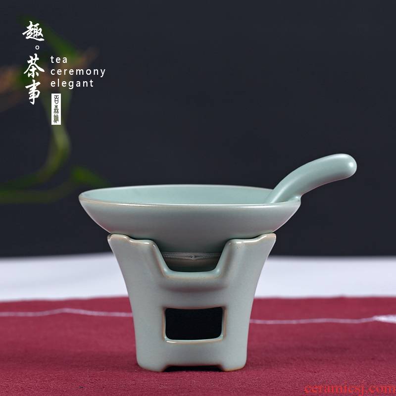 Babson d slicing can raise your up filter filter) your porcelain tea strainer saucer kung fu tea tea accessories