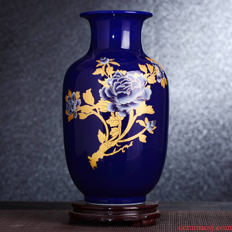 Jingdezhen ceramic vase furnishing articles, the sitting room is I and contracted wine decorate household act the role ofing is tasted vase arranging flowers furnishing articles
