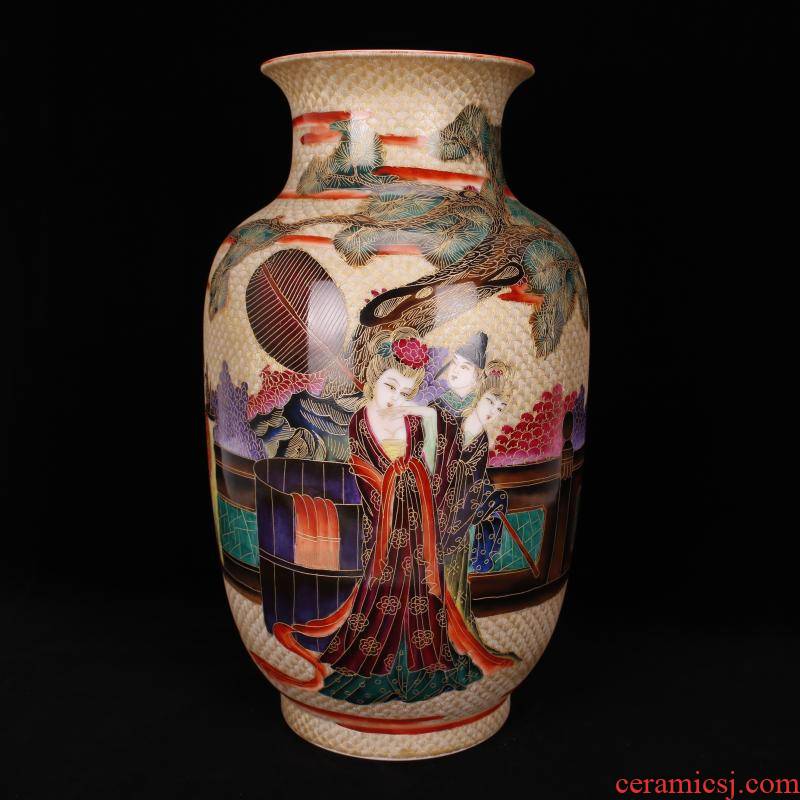 Jingdezhen imitation the qing qianlong see colour thread etched enamel had white gourd bottle of fine antique reproduction antique furnishing articles