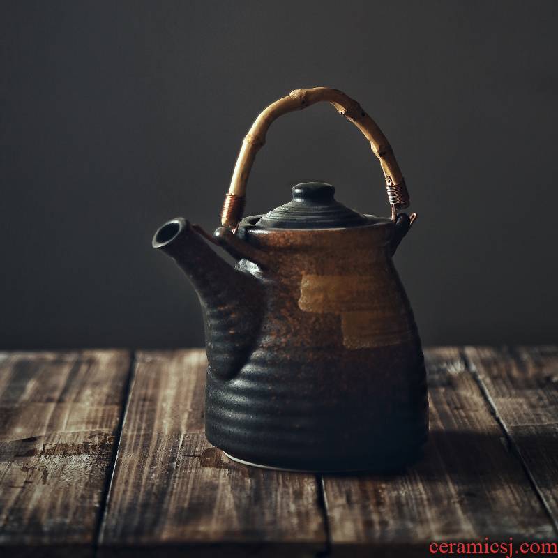 Tao soft Japanese ceramics single kung fu tea water steam soup kettle with restoring ancient ways do old household small capacity of the teapot