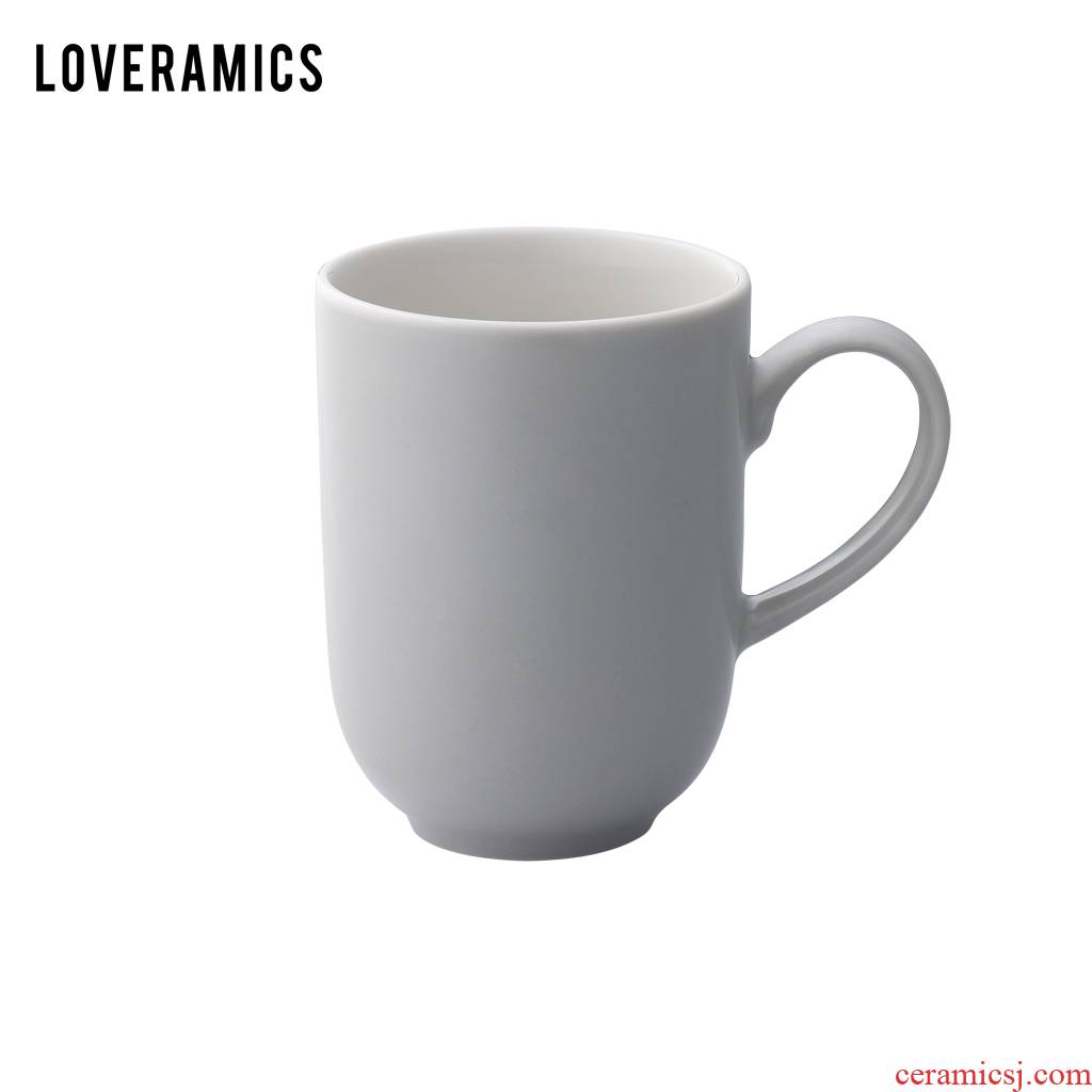 Loveramics love Mrs Er - go! (gray) 375 ml glass cup of milk a cup of tea cups
