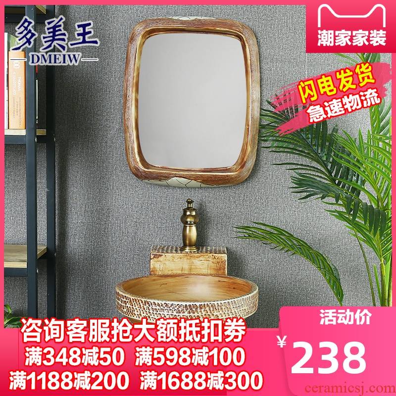 Tom wang xin Chinese ceramic art wall toilet lavabo retro balcony for wash basin sink