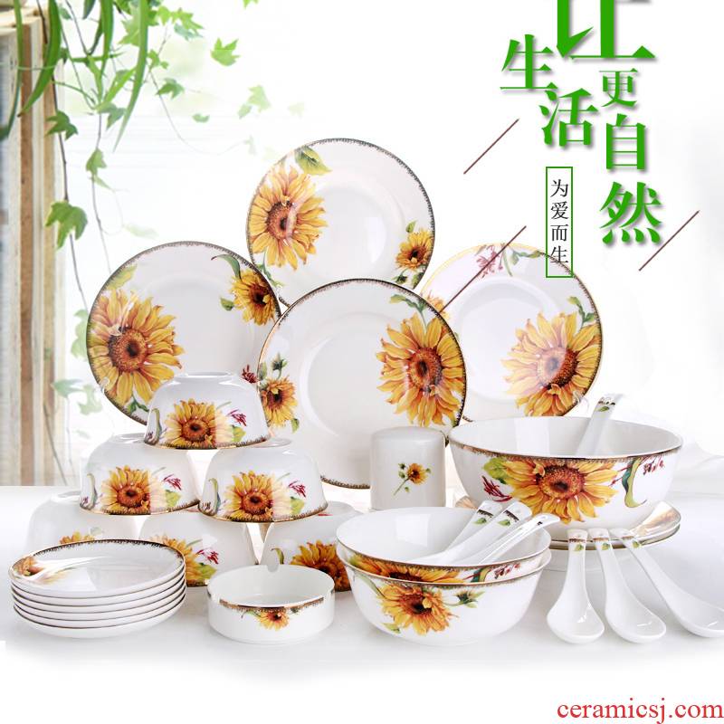 Tang Shanhong rose lead - free ipads China tableware Mid - Autumn festival home dishes wedding gifts covered 30 times