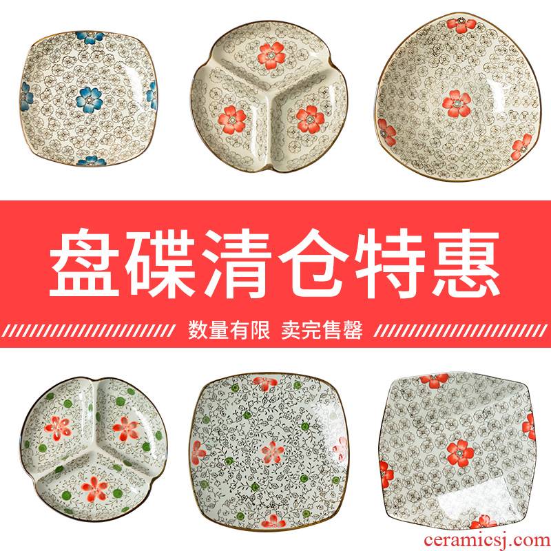 A clearance preferential ceramic 0 A large fish dish dishes are sold out