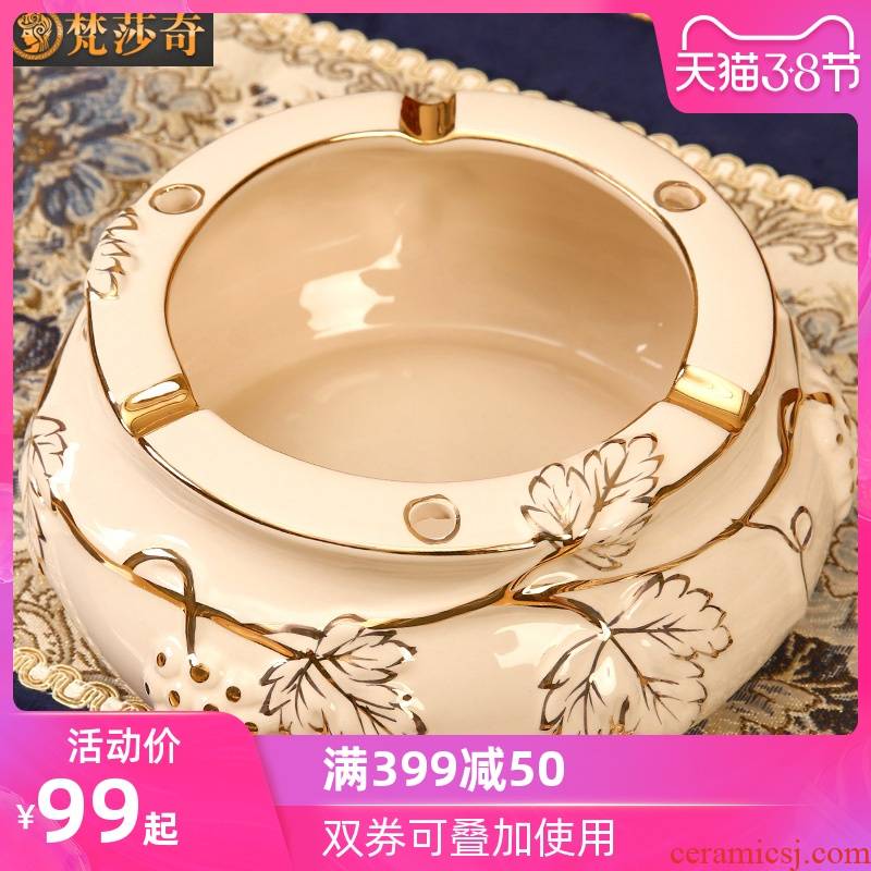 The Vatican Sally 's European ceramic ashtray individuality creative and practical home sitting room tea table decoration key-2 luxury furnishing articles