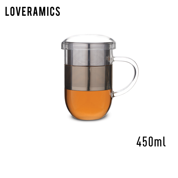 Loveramics love Mrs Pro Tea450ml contracted filter glass tea cup tea cups