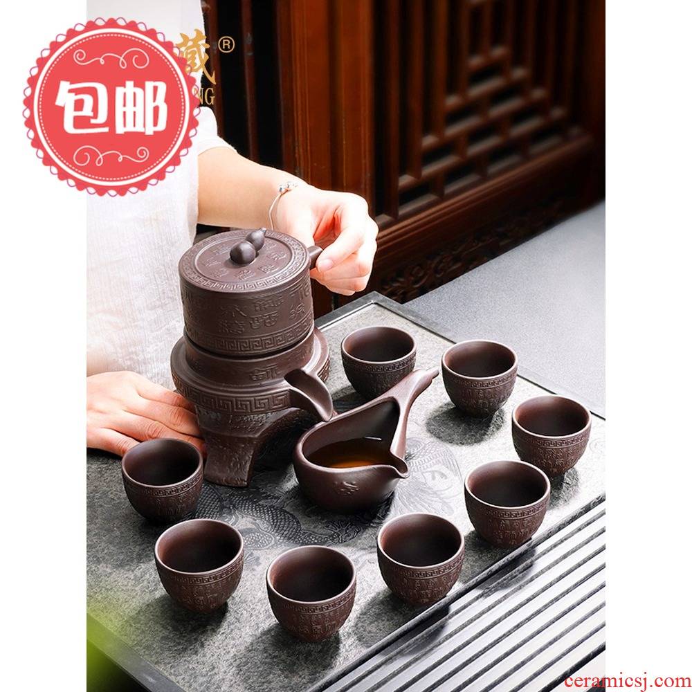 Little teapot ceramic small violet arenaceous single purple sand teapot is lazy person kung fu tea cups stone mill ceramic teapot