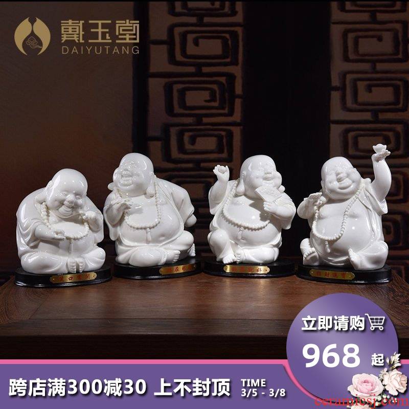 Yutang dai creative lovely ceramic primer maitreya buddhist in the sitting room D34-97 desktop furnishing articles/joy