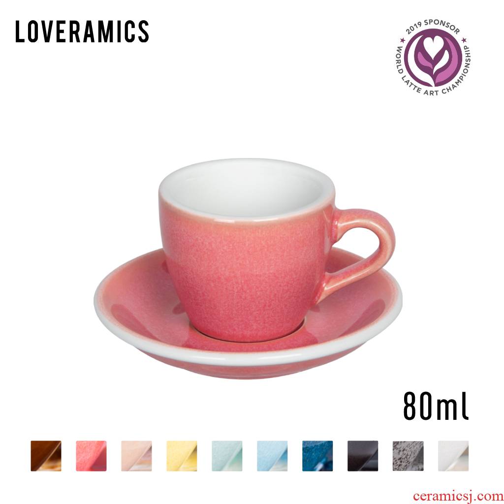 Loveramics love Mrs Egg 80 ml contracted classic espresso cups and saucers ceramic cup/special color
