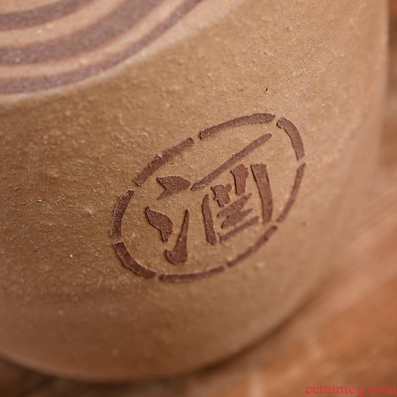 Sichuan earthenware jar unglazed ceramic seal home 10 liquor 50 tons of it more coarse pottery 1000 cellar wine