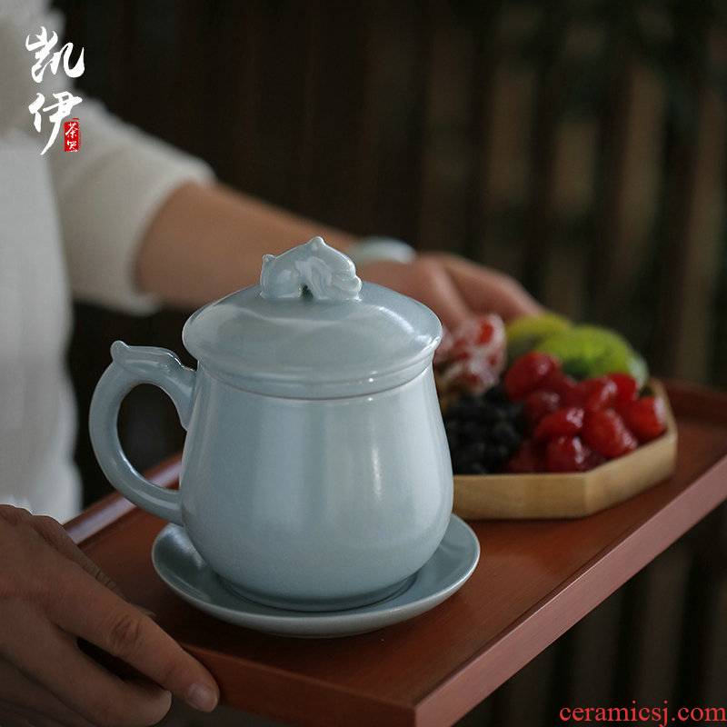 Kate your up office cup dragon Xiu cup open piece of kung fu tea cups filter your porcelain glass ceramic cups kung fu tea cups