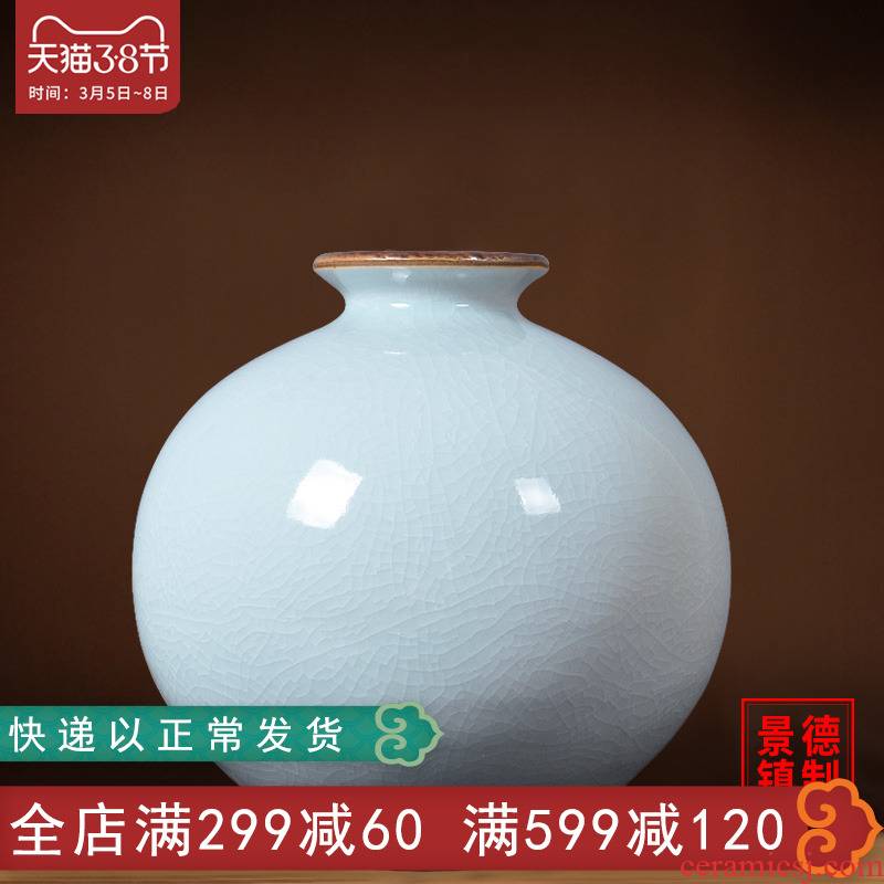 Archaize of jingdezhen ceramics vase up on classical household flower arrangement sitting room TV ark adornment furnishing articles
