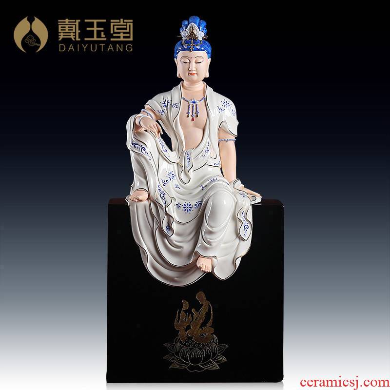 Yutang dai dehua avalokitesvara figure of Buddha, its art ceramics/19 inches free goddess of mercy