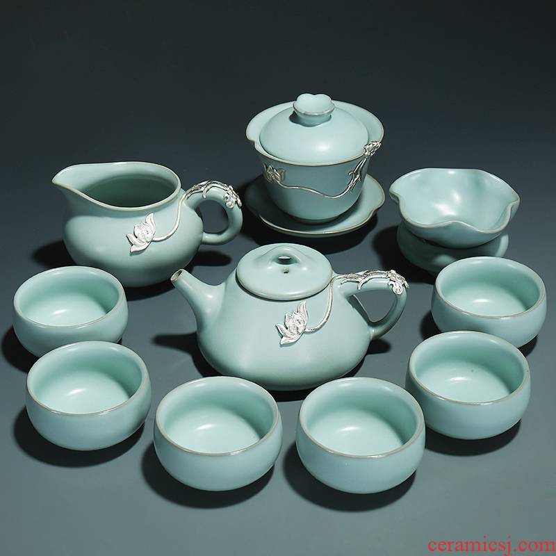 Your up silver Your porcelain ceramic tea set suit start coppering. As kung fu tea set a complete set of home office tureen teapot teacup