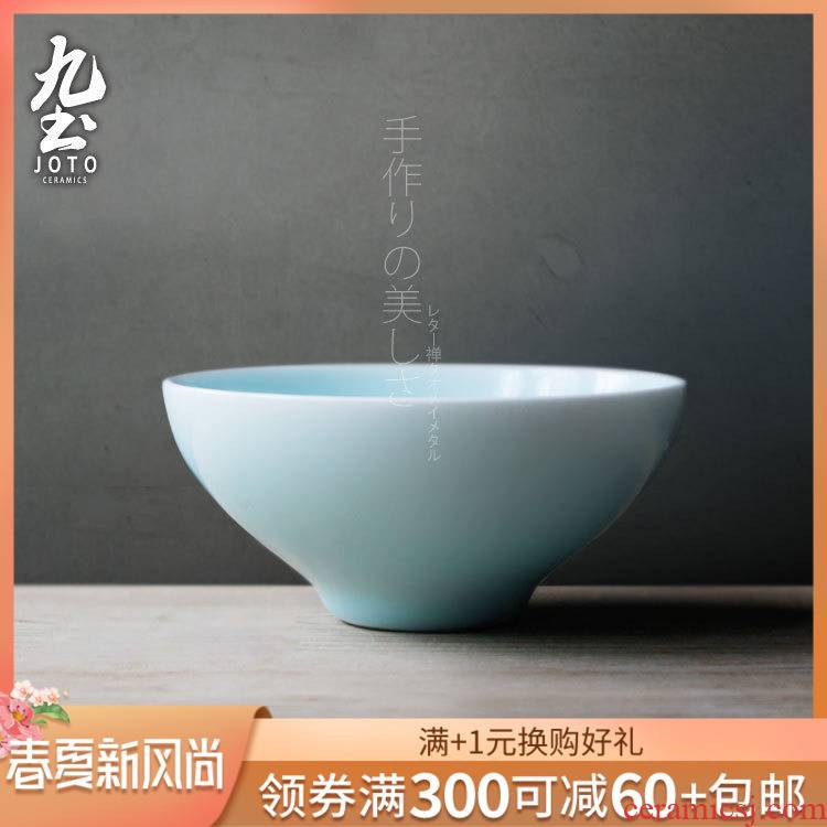 Nine soil rice bowls jingdezhen porcelain tableware by hand soup bowl Japanese salad bowl and ceramic tableware rainbow such as bowl bowl dish