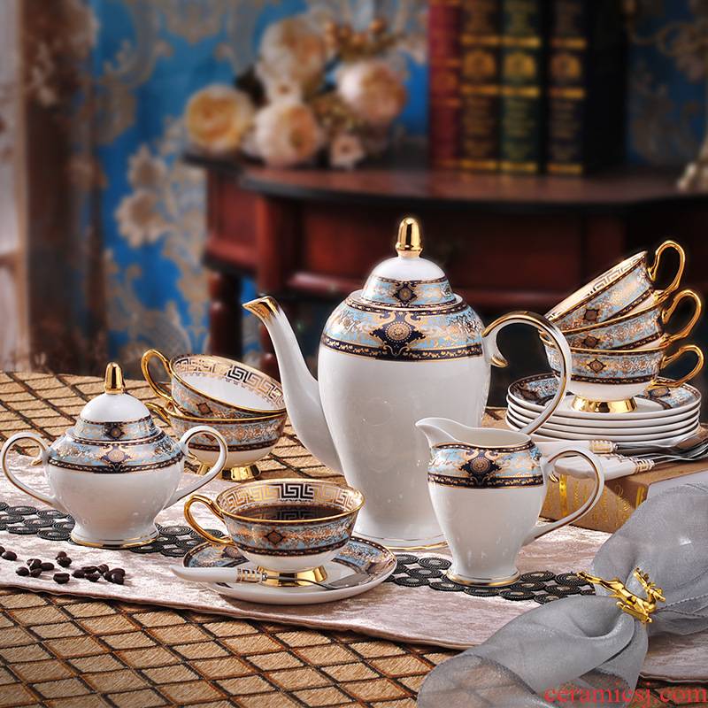 European palace tea coffee cups and saucers suit American wind high - grade ipads China coffee English afternoon tea gifts