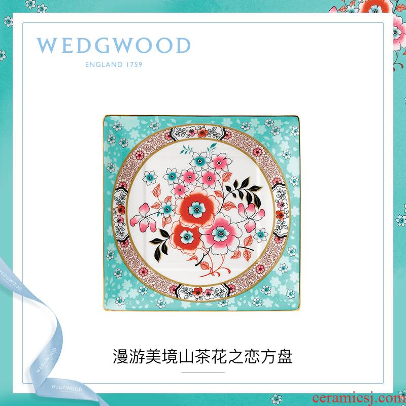 WEDGWOOD waterford WEDGWOOD roaming the condition 14.5 cm square plate gift ipads China continental plate tableware plate box