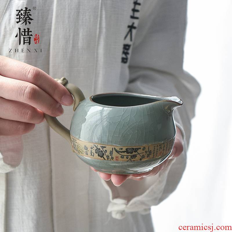 Become precious little lie longge up ceramic antique fair keller large sea points tea kung fu tea set household contracted