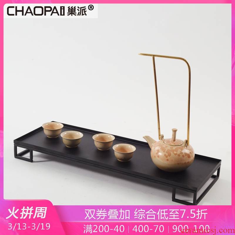 Combination of the new Chinese zen tea set is placed between example sitting room tea room what teapot teacup ceramic decorative furnishings