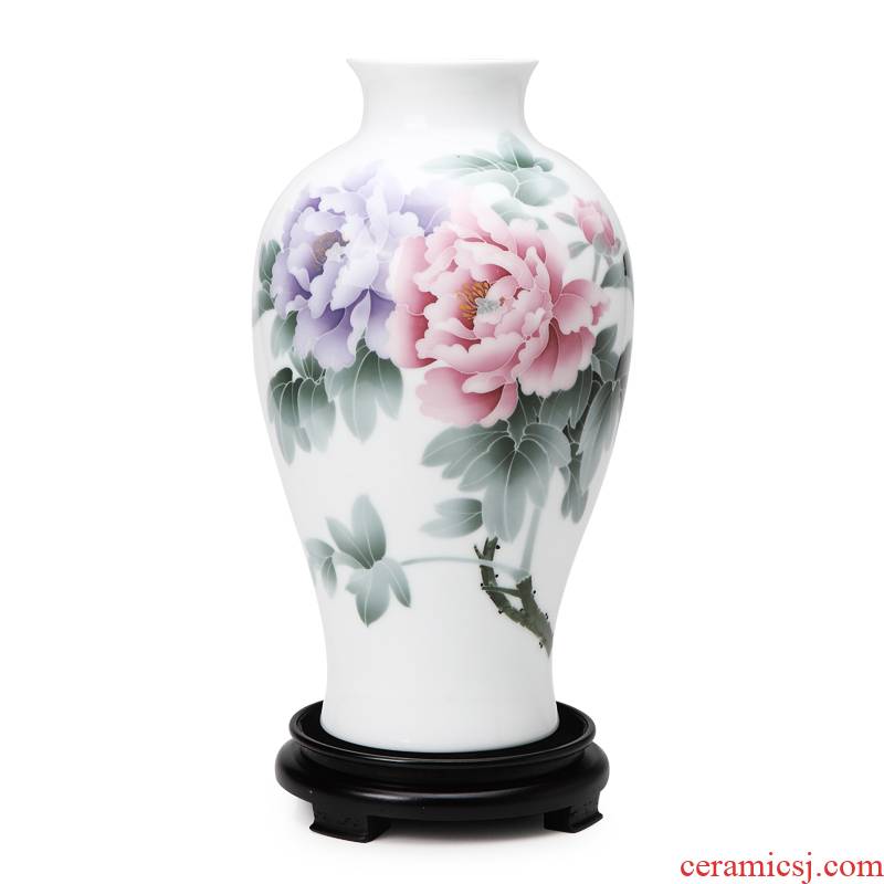 Ceramic vase home furnishing articles big bottle name plum blooming flowers adornment xiang feels ashamed up with contracted and I mesa vase