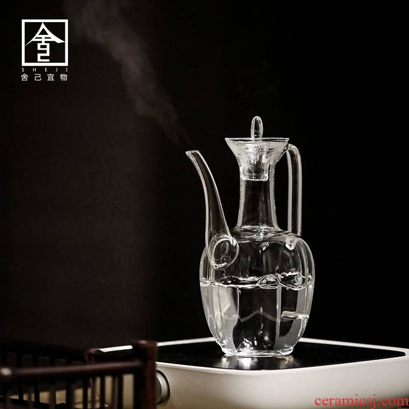 The Self - "appropriate content glass teapot 'hand ewer high - temperature electric heating TaoLu hip kettle household