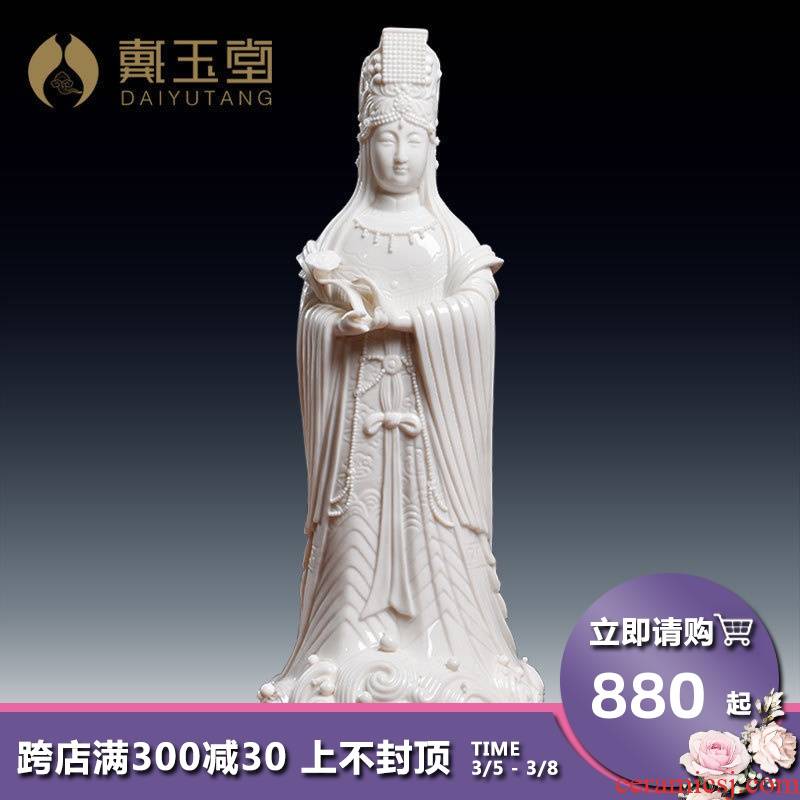 Yutang dai dehua ceramic Buddha home furnishing articles to mazu empress sea mazu as/D18-50