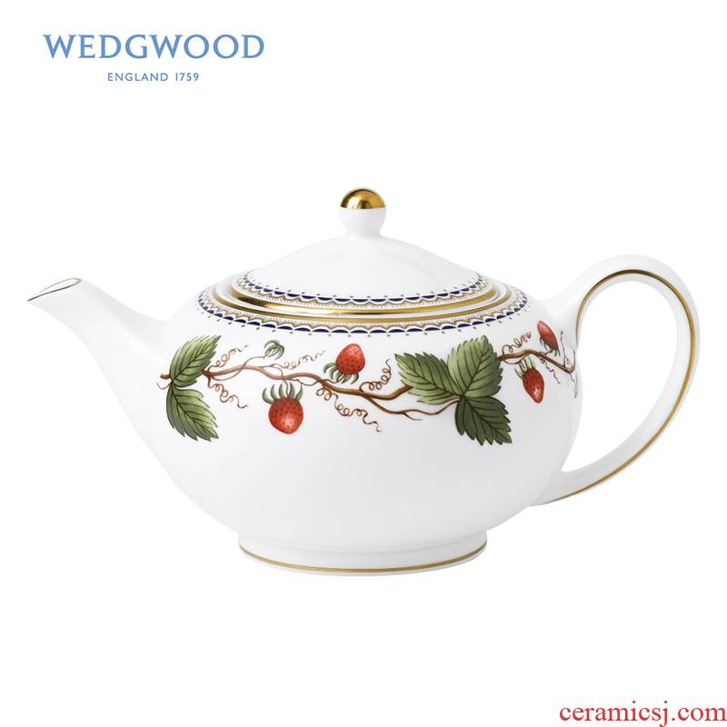 Wedgwood Wild Strawberry Archive new Strawberry series ipads China 500 ml tea/coffee maker