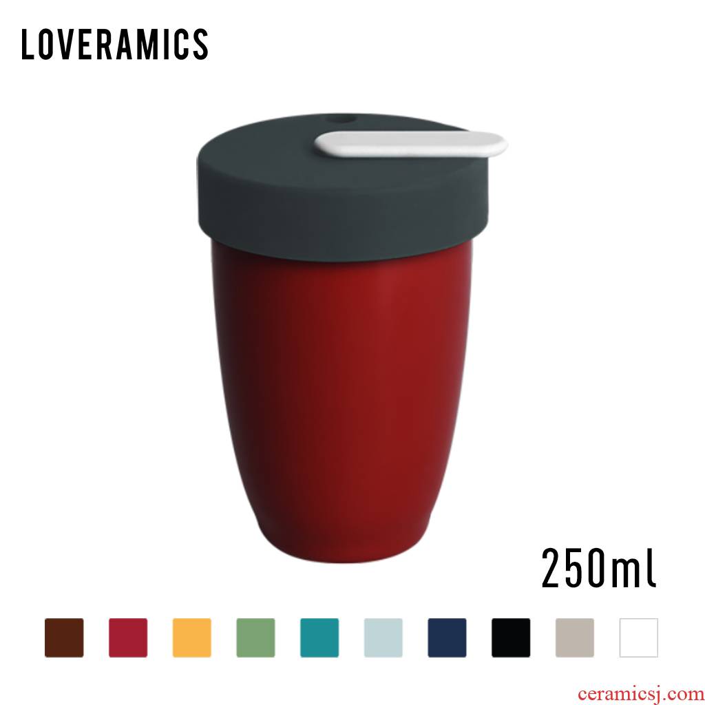 Loveramics love Mrs Nomad double ceramic cup with a cup of portable coffee cup (base color)
