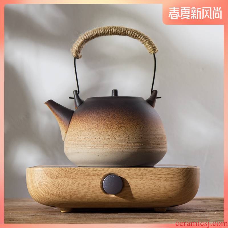 Coarse pottery cooking pot kettle teapot hot pot of boiled water jug kung fu tea set electric TaoLu permeating the package mail