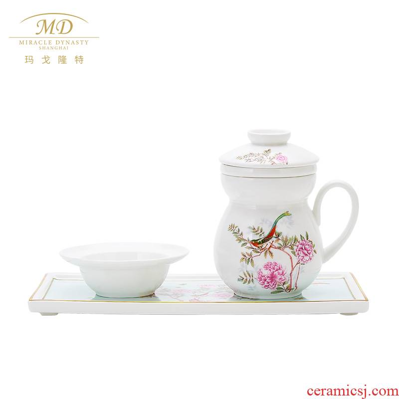 Margot lunt China garden tea strainer tea set household ipads China tea set gift set gift box packaging