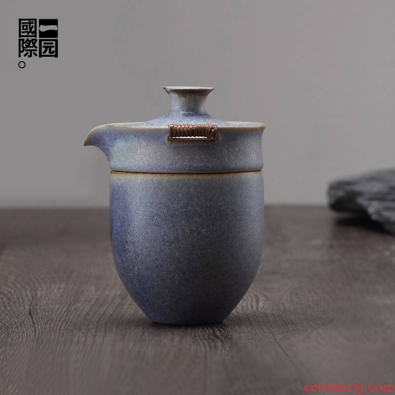 A garden international with our tea set portable cup pot A pot of tea glass ceramic crack for travel
