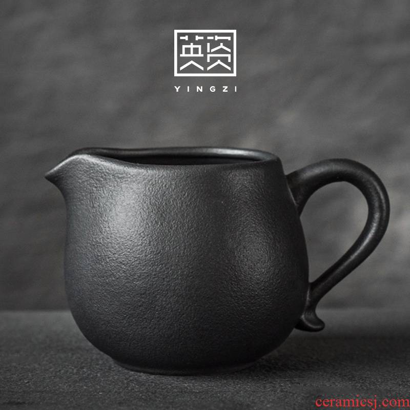 British coarse pottery big fair keller of black tea hot tea and ceramic cup move points; Preventer creative tea tea
