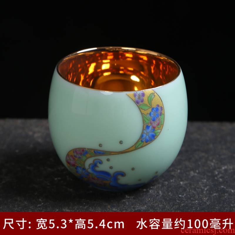 Single cup teapot teacup tea set a complete set of longquan celadon kung fu xi shi pot of household ceramic sample tea cup tea set