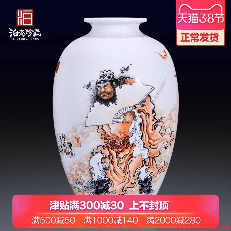 High - quality goods of jingdezhen ceramics hui - Ming wu hand - made heavy doors of new Chinese style household decoration vase furnishing articles