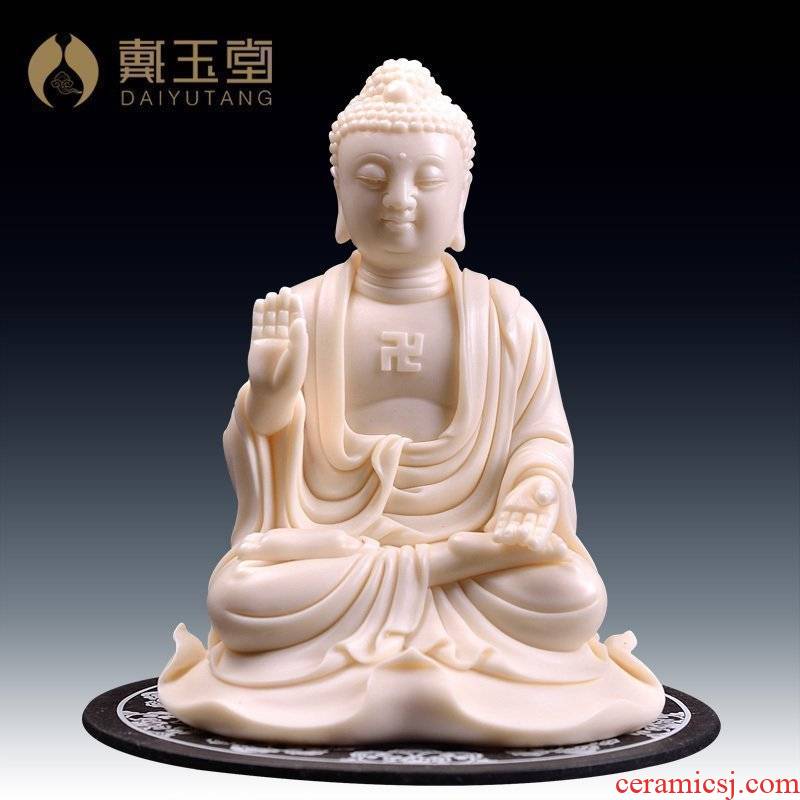 Yutang dai ceramic arts and crafts master of furnishing articles province Lin Jiansheng works/bodhi leaf tathagata D03-021