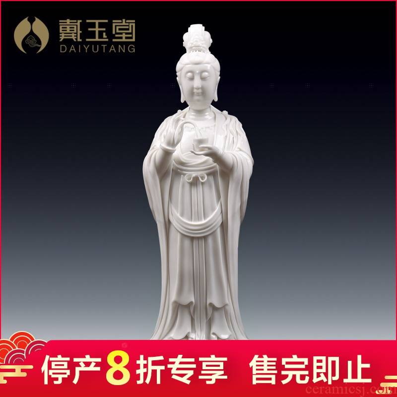 Dehua white porcelain production is pulled from the shelves 】 【 Tang Yunyang guanyin