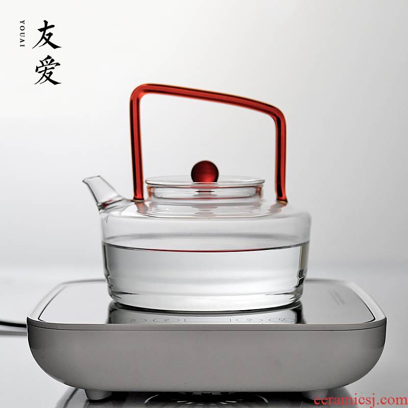 Love and heat - resistant glass all steaming/boiling pot health tea kettle distribution TaoLu kung fu tea set