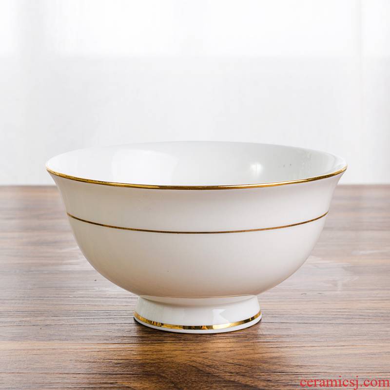 Up Phnom penh 6 anti hot ipads bowls 6 inches tall bowl household rainbow such use European jobs ceramic bowl western - style soup bowl