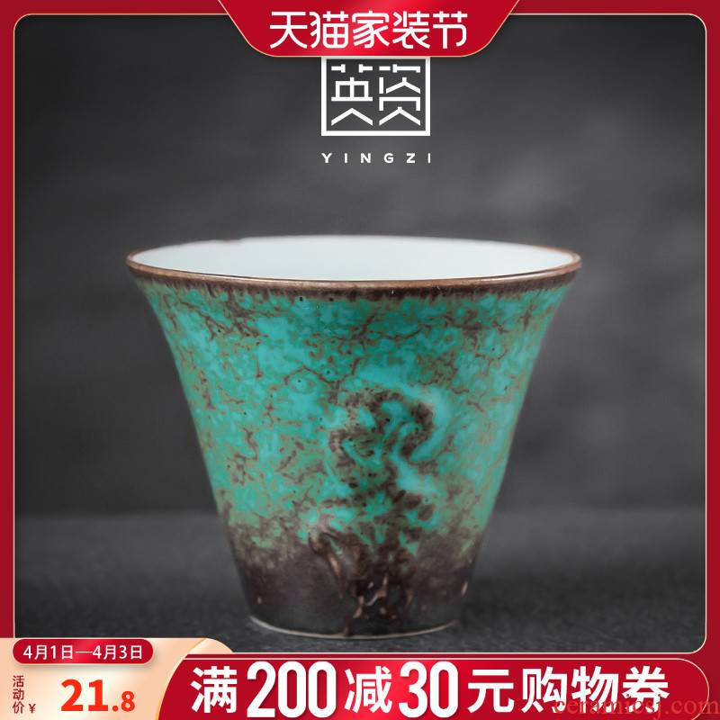 British ceramic cups kung fu tea master cup single sample tea cup ceramic housewares products cup perfectly playable cup size