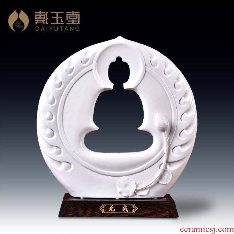 Yutang dai dehua ceramic home furnishing articles zen Buddha its art handicraft collection/not me