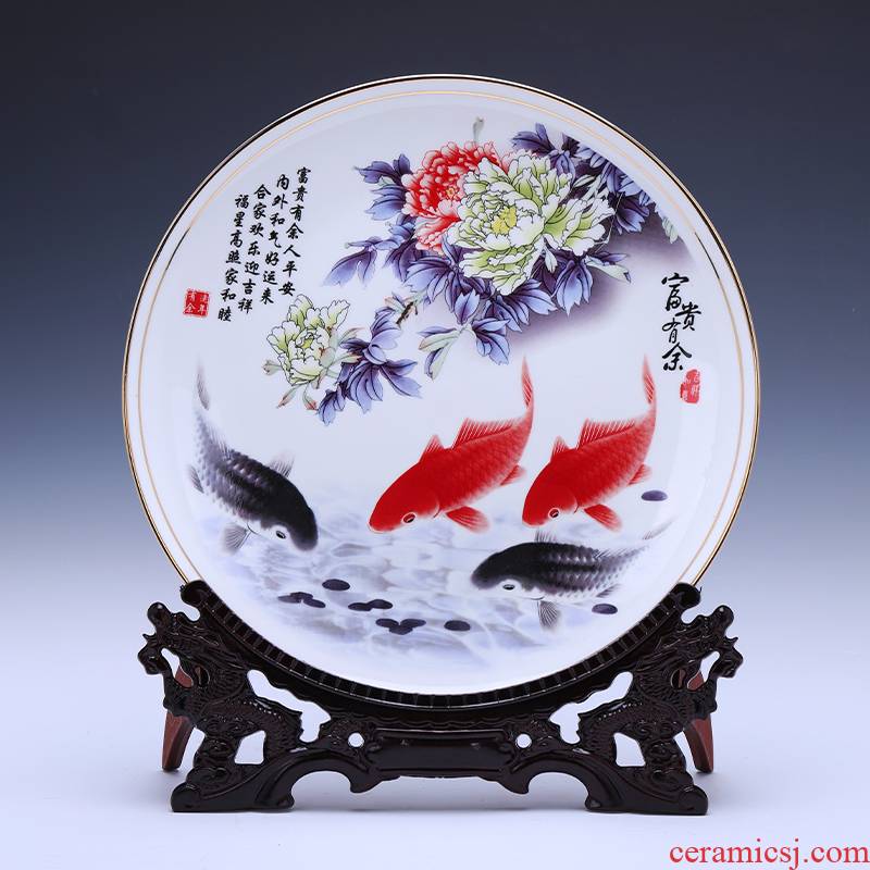 Jingdezhen ceramic hang dish place decoration plate well - off up phnom penh ipads porcelain Chinese key-2 luxury household act the role ofing is tasted