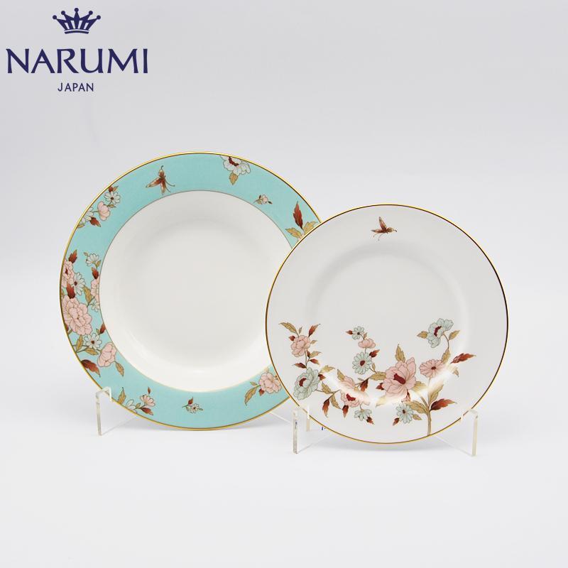 Japan NARUMI song sea Mirei plate suit group plate (4) the ipads porcelain tableware. 51684-1558