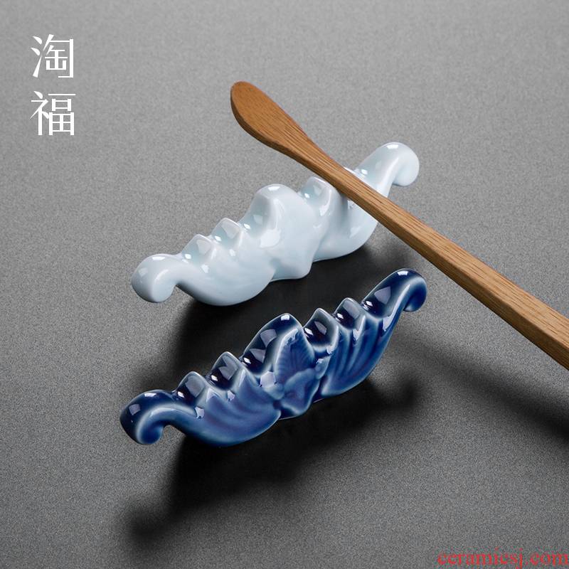 Kung fu tea accessories ceramics with zero ChaGa brush rack shelf tea tea accessories tea utensils supplies